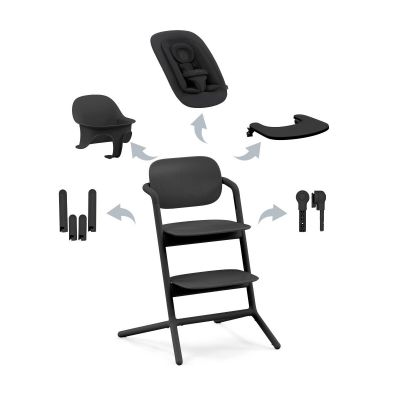 Cybex LEMO 4 in 1 Kinderstoel Stunning Black