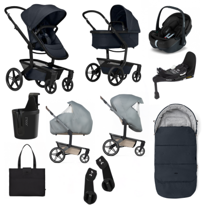 Joolz Day⁵ Kinderwagen All-in-One Bundel Dark Navy Blue met Autostoel en Accessoire