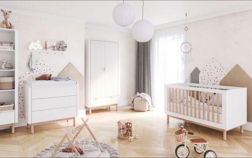 Pinio 3 delige Babykamer Miloo Wit