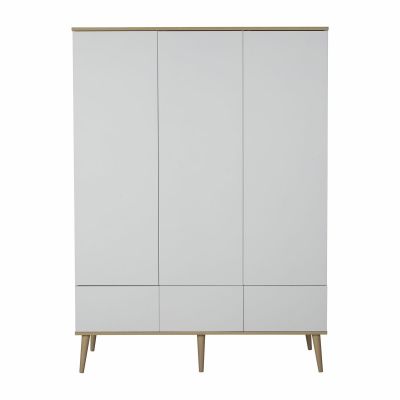 Quax 3-deurskast Flow White & Oak