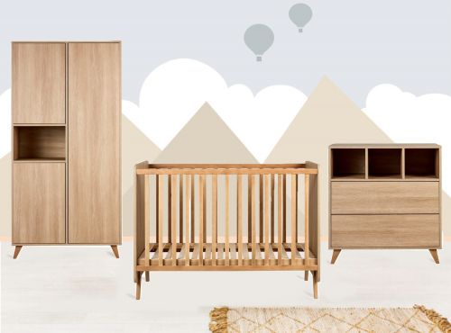 Quax 3 delige Babykamer Loft Honey Ash sfeerbeeld