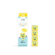Glo Pals Lichtgevend Kubussen Alex Yellow 4 stuks