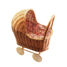 Hollie Rieten Poppenwagen Met Kap Retro Flowers 