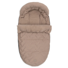 Jollein Voetenzak Buggy/Kinderwagen Embossed Milky Coffee