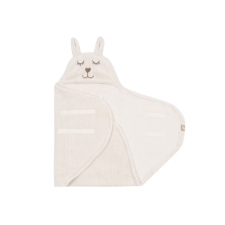 Jollein Wikkeldeken Bunny Cloudy Rib Oatmeal
