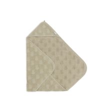 Jollein Badcape Badstof Nijntje Miffy Jacquard Olive Green