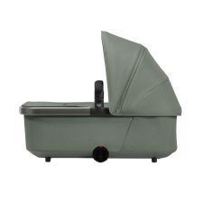 Joolz Geo5 reiswieg alleen in Sage Green met opgevouwen zonnekap
