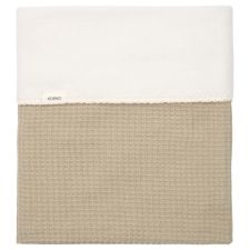 Koeka Ledikantdeken Cotton Fleece Malaga Sage