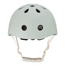 Little Dutch helm groen bovenaanzicht met ventilatieopeningen