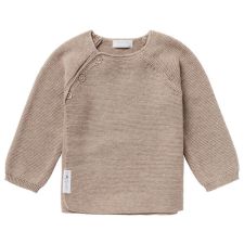 Noppies vest gebreid Pino Taupe Melange online kopen? | BabyPlanet