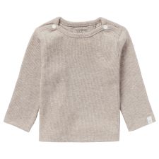 Noppies longsleeve shirt Natal taupe melange online kopen? | BabyPlanet
