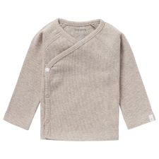 Noppies Tee overlap Nanyuki taupe melange online kopen? | BabyPlanet