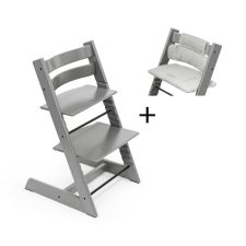 Stokke Tripp Trapp kinderstoel Storm Grey tijdelijk met gratis kussen Grey