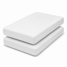 Voorkant van de Zzzoo Hoeslaken Ledikant Airgosafe Wit 2 stuks