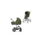 Cybex Balios S Lux Kinderwagen Compleet Moss Green - Taupe Frame Bundel 4
