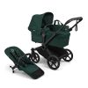 Bugaboo Mono Kinderwagen Donkey 6 Compleet Black - Fern Green