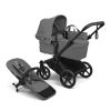 Bugaboo Mono Kinderwagen Donkey 6 Compleet Black - Moon Grey