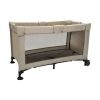 Koelstra Campingbed Travelsleeper T5 Beige als handig opvouwbaar bedje met gaaswanden en wieltjes voor thuis of op reis