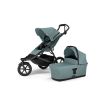Thule Urban Glide 3 Kinderwagen Compleet Blue met losse reiswieg