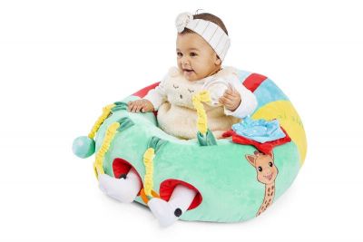 Sophie de Giraf Baby Seat en Play Mint/Rood | BabyPlanet