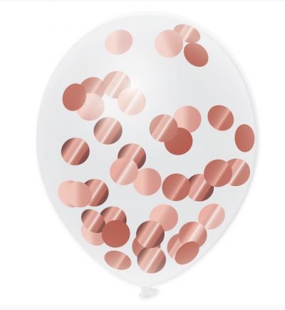 Transparante ballonnen met roze confetti online kopen? | BabyPlanet