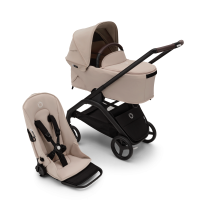 Bugaboo Dragonfly Kinderwagen Compleet Black - Desert Taupe