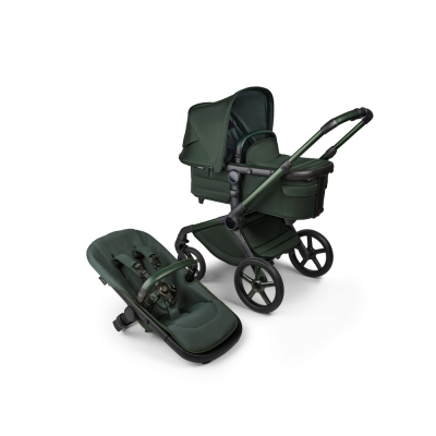 Bugaboo Fox 5 Kinderwagen Compleet Noir Limited Edition - Midnight Green