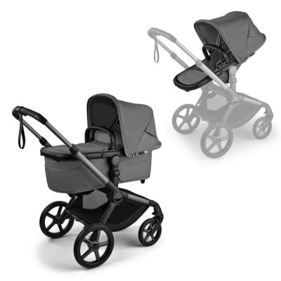 Bugaboo Fox 5 Renew Kinderwagen Compleet Graphite - Moon Grey