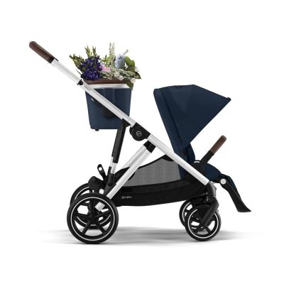 Cybex Gazelle S kinderwagen Ocean Blue - Silver Frame