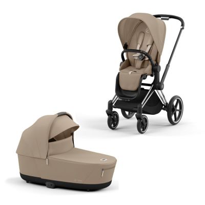 Cybex Priam Kinderwagen Compleet Cozy Beige - Chrome Black Frame