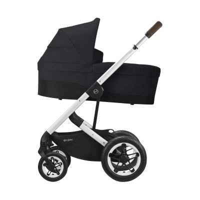 Cybex Talos S Lux kinderwagen Deep Black met zilver frame online kopen? | BabyPlanet