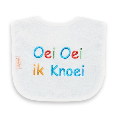 Funnies slabbertje met tekst oei oei ik knoei online kopen? | BabyPlanet