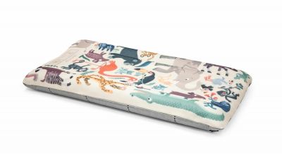 Opblaasbaar reisbed voor kinderen Animal Family design van Jetkids by Stokke