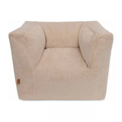 Jollein Fauteuil Beanbag Corduroy Natural