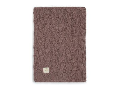 Jollein ledikantdeken Spring Knit Chestnut/Coral Fleece online kopen? | BabyPlanet