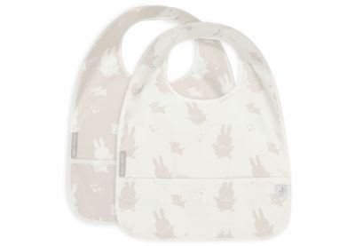 Jollein Slab Waterproof Nijntje Miffy & Snuffy Nougat 2-pack