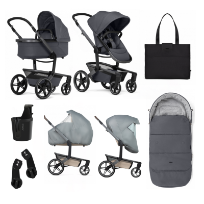 Joolz Day⁵ Kinderwagen Essential Newborn Bundel Stone Grey met Accessoires