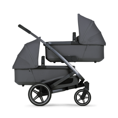 Joolz Geo³ Tweeling Kinderwagen Stone Grey