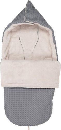 Koeka Voetenzak Buggy Wafel Teddy Oslo Steel Grey-Pebble
