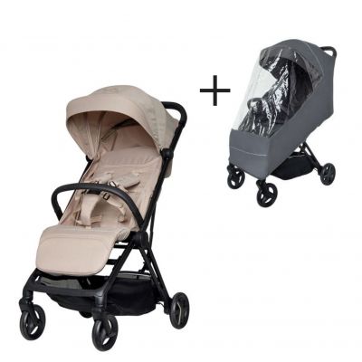 Koelstra Re-Act buggy Stylish Taupe met gratis regenhoes