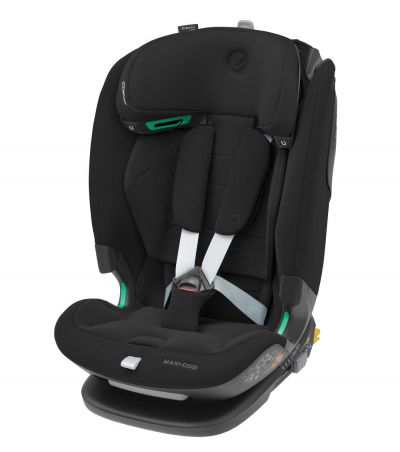 Maxi-Cosi Titan Pro² i-Size Autostoel in Authentic Black, voorzien van een 5-puntsgordel