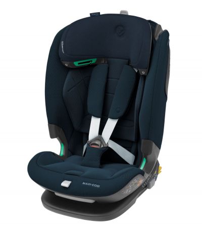 Maxi-Cosi Titan Pro² i-Size Autostoel in Authentic Blue, voorzien van een 5-puntsgordel