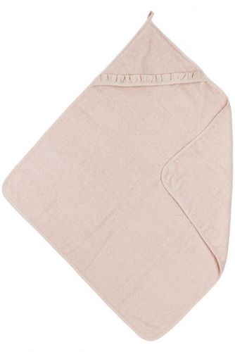 Meyco Badcape Basic Badstof Ruffle Soft Pink