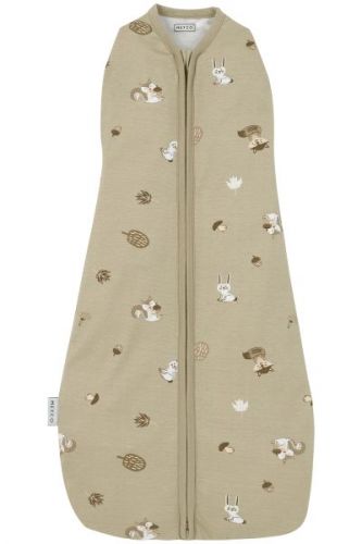 Meyco Cocoon Inbakerslaapzak Forest Animals Sand 70 cm