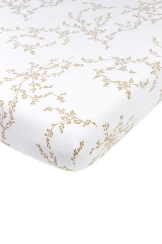 Meyco Hoeslaken Wieg Branches Sand