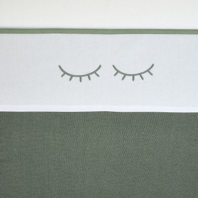 Meyco wieglaken Sleepy Eyes forest green online kopen? | BabyPlanet