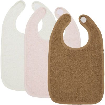Meyco Slab Badstof Offwhite/Soft Pink/Toffee 3-pack