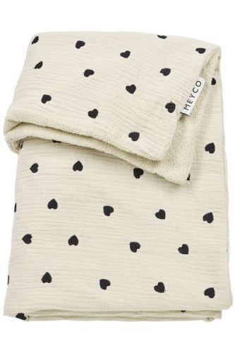 Meyco Wiegdeken Sweat Heart Pre-washed Hydrofiel Soft Sand