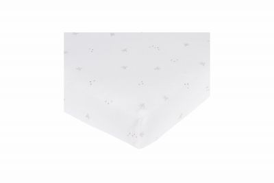 Nanami Hoeslaken Wieg Bird Tricot Off white 