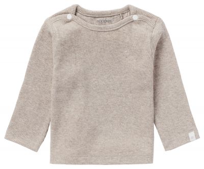 Noppies longsleeve shirt Natal taupe melange online kopen? | BabyPlanet